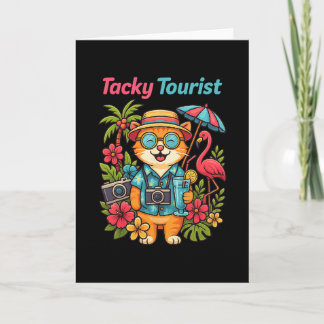 Tarjeta Traje de turista hortera de vacaciones disfraz loc