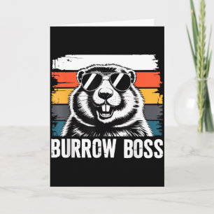 Tarjeta Traje del Día de la Marmota de Punxy Phils 2 de fe