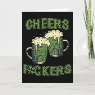 Tarjeta Traje del día de San Patricio Cheers Ers Bebe Cerv
