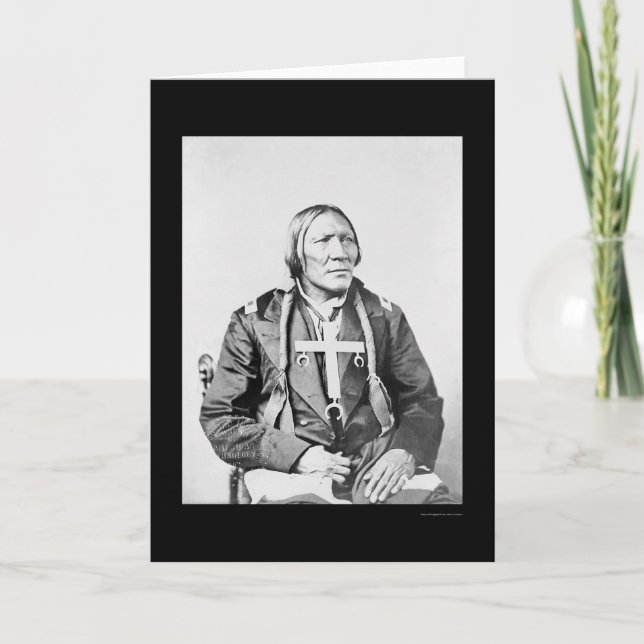 Tarjeta Traje indio 1870 de Cheyenne pequeño (Anverso)