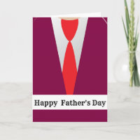 Traje morado corbata roja día del padre