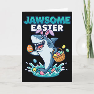 Tarjeta Traje para niños pequeños Jawsome Happy Bunny Egg