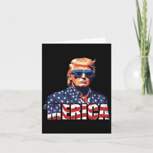Tarjeta Traje Vintage Bandera Americana EEUU 4 De Julio Tr