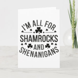 Tarjeta Trajes de celebración del día de San Patricio Idea