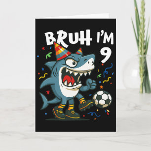 Tarjeta Tralalero Tralala Cerebro Italiano de Fútbol 9º Cu