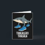 Tarjeta Tralalero Tralala Cerebro Italiano Divertido Meme<br><div class="desc">Tralalero Tralala Cerebro Italiano Divertido Meme</div>