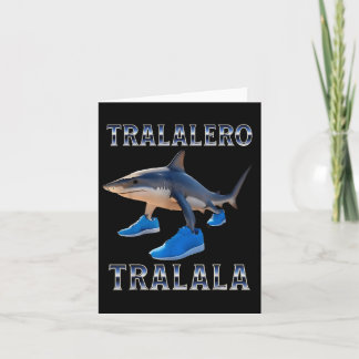 Tarjeta Tralalero Tralala - Meme de Brainrot italiano