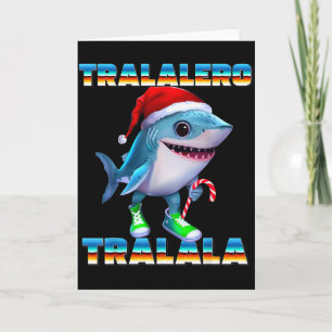 Tarjeta Tralalero Tralala Memes de Brainrot Italianos Navi