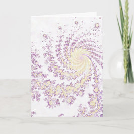 Tarjeta Trama de color blanco crema rosada