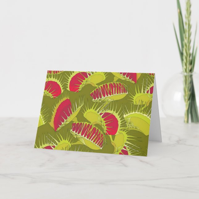 Tarjeta trampa de mosca de halloween (Anverso)