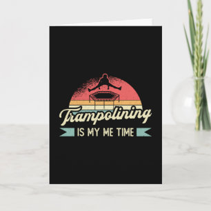 Tarjeta Trampolinar Es Mi Gimnasta Trampoline De Tiempo De
