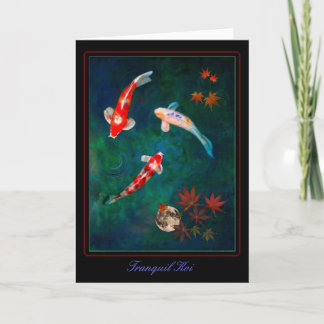 Tarjeta Tranquil Koi