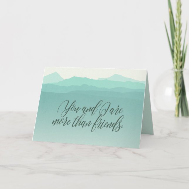 Tarjeta Tranquilidad "más que amigos" (Anverso)