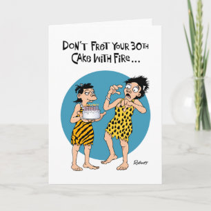 Tarjeta Tranquilizador cumpleaños número 30