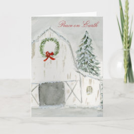 Tarjeta Tranquilo bar de vacaciones de invierno