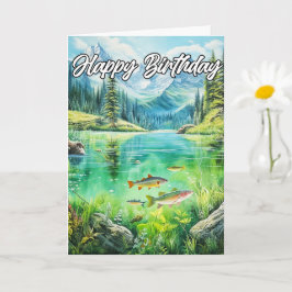 Tarjeta Tranquilo Día De Verano Tarde En La Colina