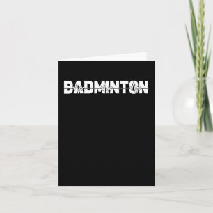 Tarjeta Transbordador Badminton - Jugador del Tribunal de 