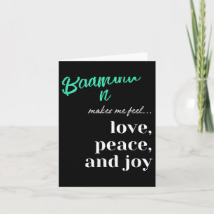 Tarjeta Transbordador Badminton Love Peace Joy Racket