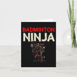 Tarjeta Transbordador Badminton Ninja