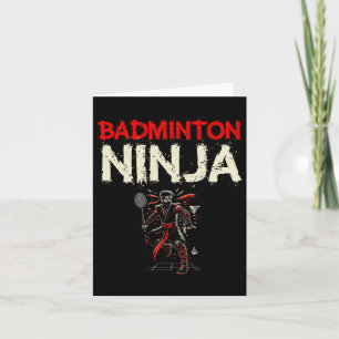 Tarjeta Transbordador Badminton Ninja