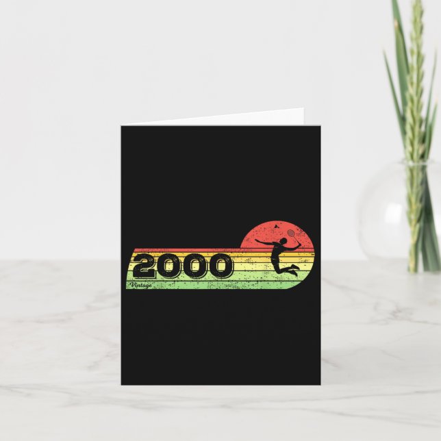 Tarjeta Transbordador de cumpleaños Vintage 2000 del jugad (Anverso)