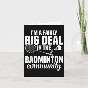Tarjeta Transbordador de raquetas Badminton A FairBig Badm