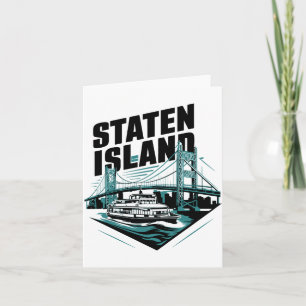 Tarjeta Transbordador de Staten Island Nueva York _1