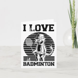 Tarjeta Transbordador del jugador de Badminton 1