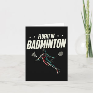 Tarjeta Transbordador Fluent In Badminton Player
