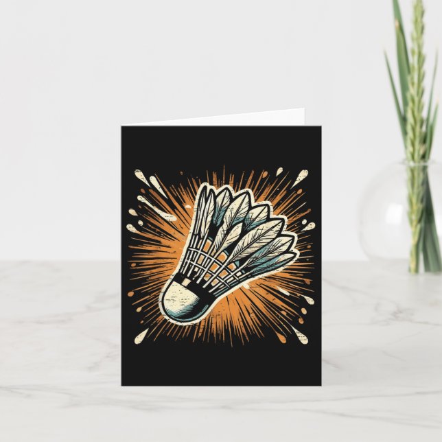 Tarjeta Transbordador Splash Art Badminton (Anverso)