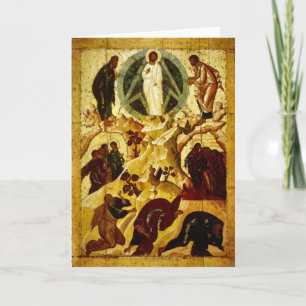 Tarjeta Transfiguración de Cristo