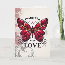 Tarjeta Transform with Love Greeting Card – Elegant Butter