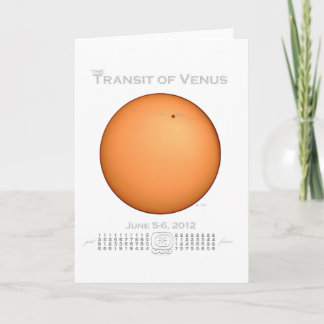 Tarjeta Tránsito de Venus - 2012