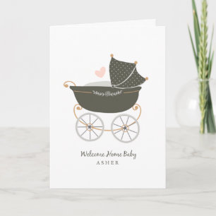 Tarjeta Transporte de bebés personalizado