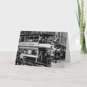 Tarjeta Tranvías en Manchester, c.1900