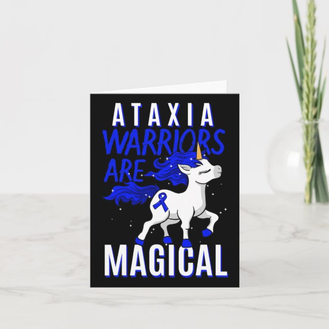 Tarjeta Trastorno del movimiento Ataxia Disstaxia Universi (Anverso)