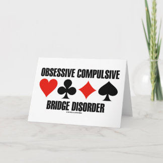 Tarjeta Trastorno obsesivo del puente compulsivo (OCBD)