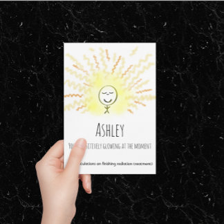 Tarjeta Tratamiento de radiación para el cáncer de buena c