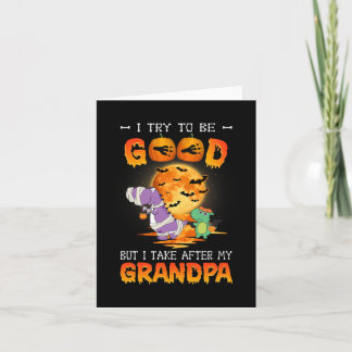 Tarjeta Trato de ser bueno pero me parezco a mi abuelo Hal