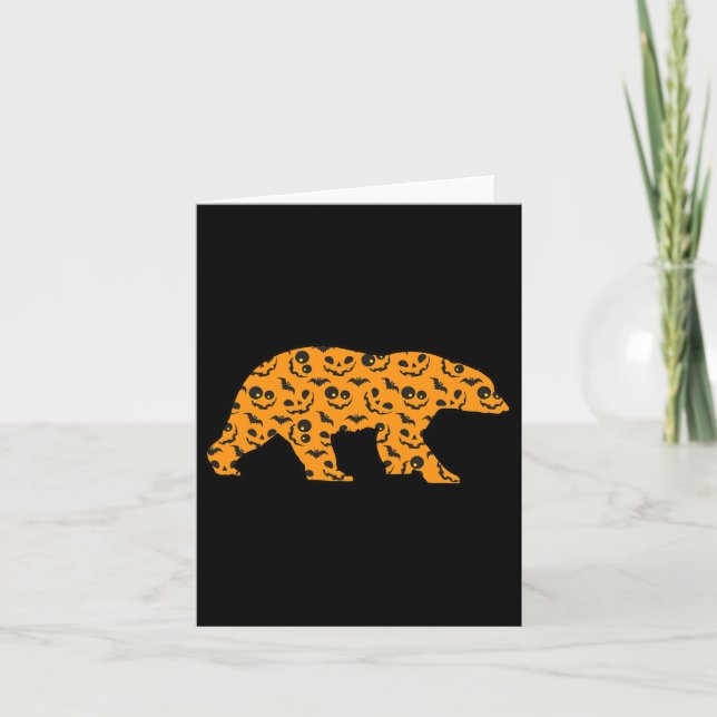 Tarjeta Trato fácil de Halloween Envases Mammal Animal Cos (Anverso)