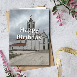 Tarjeta Travel Birthday Church Portugal Fun Photo 