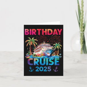 Tarjeta Travesía En Cruceros De Cumpleaños Para Uniadultos