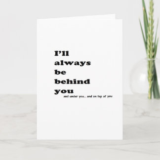 tarjeta traviesa detrás de ti regalo novia sexy va