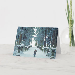 Tarjeta Trayectoria de la nieve