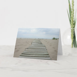 Tarjeta Trayectoria de madera del tablón