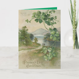 Tarjeta Trébol de Cuatro Hojas Killarney Montaña