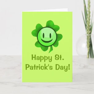 Tarjeta Trébol del día de St Patrick