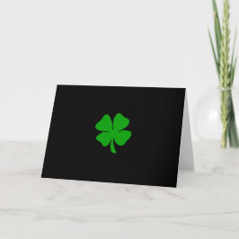 Tarjeta Trébol irlandés