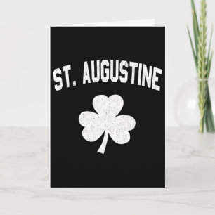 Tarjeta Trébol irlandés americano St. Augustine Día de San