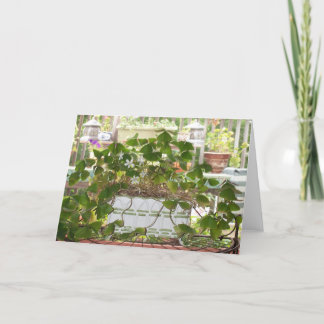 Tarjeta Tréboles florecientes